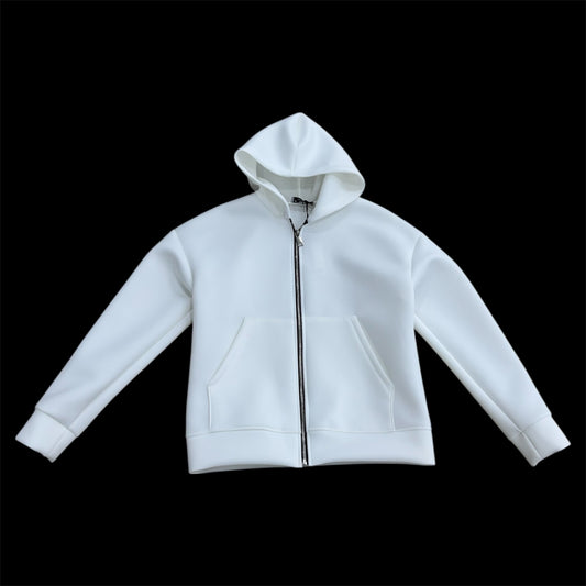 FELPA SCUBA ZIP WHITE