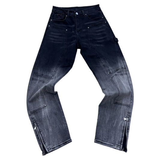 FLARED SFFUMATO ZIP MON*