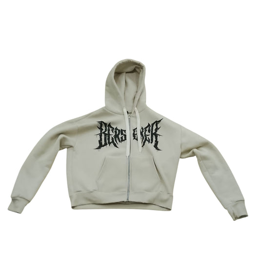 FELPA NONAME BEIGE zip