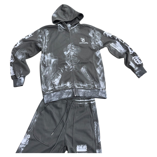 COORDSET LIVYNI GREY ZIP