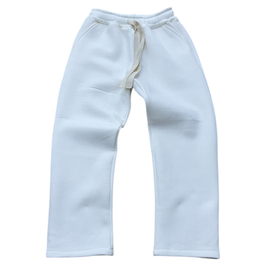 PANTALONE DI TUTA FONDO AMPIO WHITE